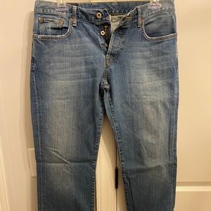 Vintage - Lucky Brand - Slim Bootleg Jeans 34 Regular - Blue Faded Button Fly